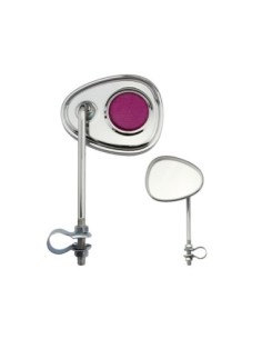 V Mirror Chrome Purple Reflectors.